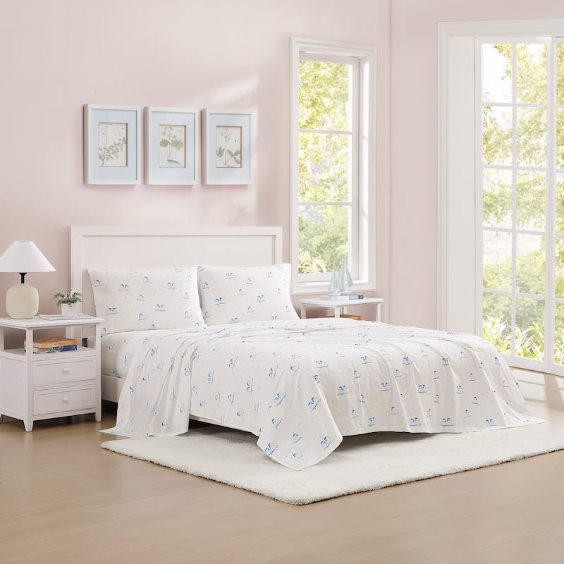 Poppy & Fritz Cotton Percale Printed Bed Sheet Sets