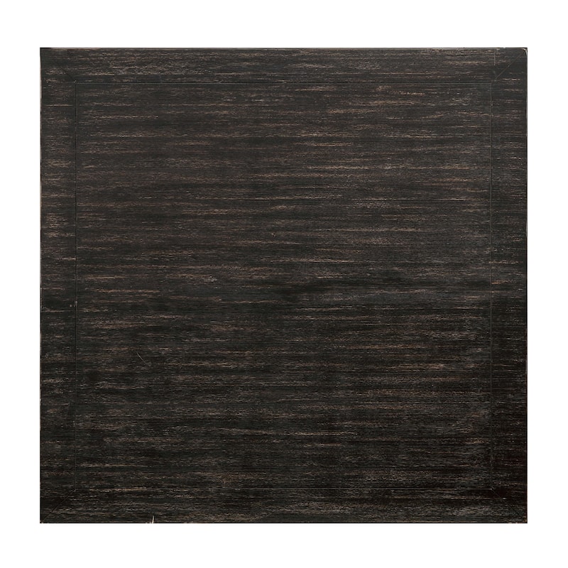 Tays Rustic Black 54-inch Wood Square Counter Height Table by Furniture of America