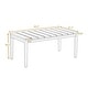 preview thumbnail 54 of 195, Outdoor Teak Solid Wood Patio Furniture Set Loveseat Armchair Table Collection