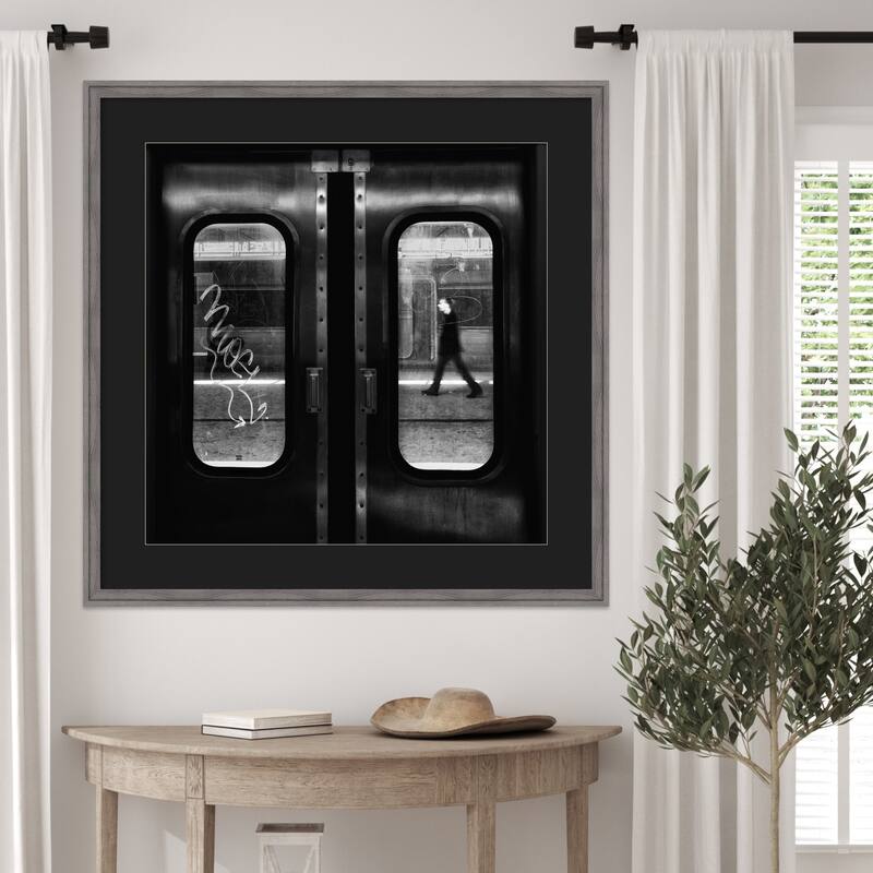 A Lonely Passage by Laura Mexia Wood Framed Wall Art Print