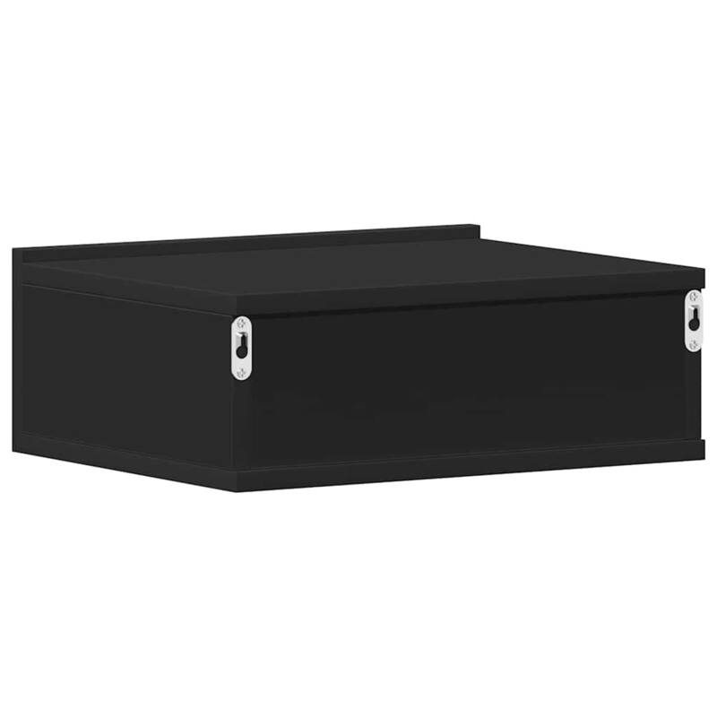 vidaXL Floating Nightstands Wall Mounted Bedside Furniture Engineered Wood