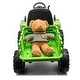 preview thumbnail 117 of 118, Luxury Electric Ride-On Tractor Toy for Children with Remote Control, Trailer, and LED Lights - 3-6 Years