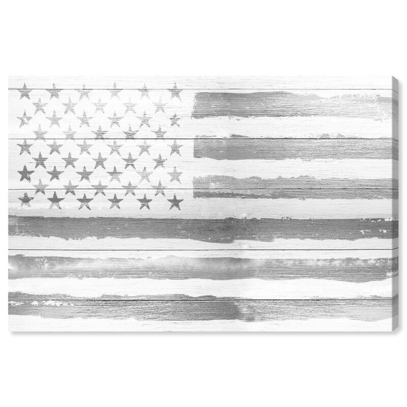 Oliver Gal 'Rocky Freedom Rustic' Americana and Patriotic Wall Art
