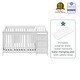 preview thumbnail 26 of 56, Storkcraft Portofino 4-in-1 Convertible Crib and Changer - Convenient Storage Solution, 3 Spacious Drawers and 3 Open Shelves