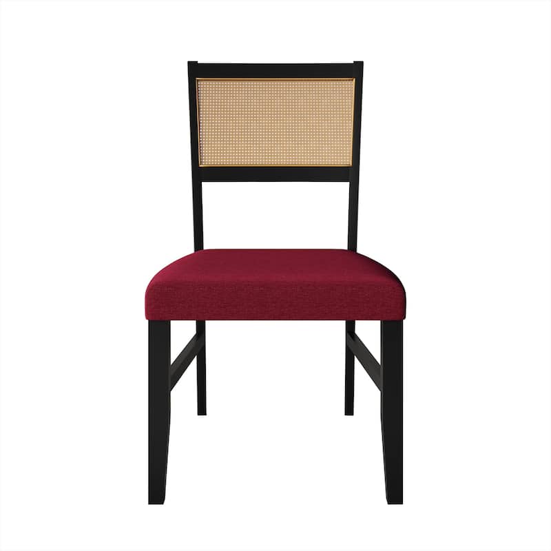 CraftPorch Contemporary 5-Piece Linen Wooden Dining Set