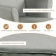 preview thumbnail 21 of 30, Gymax Glider and Ottoman Cushion Set Wooden Baby Nursery Rocking Chair - See Details