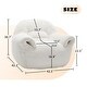 preview thumbnail 21 of 44, Comfy Bean Bag Sofa With Back Support, Faux Fur Bean Bag Chair For Adults And Kids