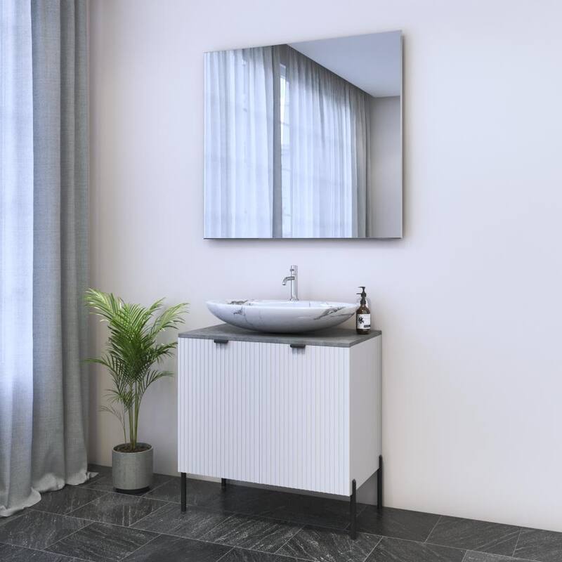 Nicole 2D 80 Floating Bathroom Vanity (32" Width)