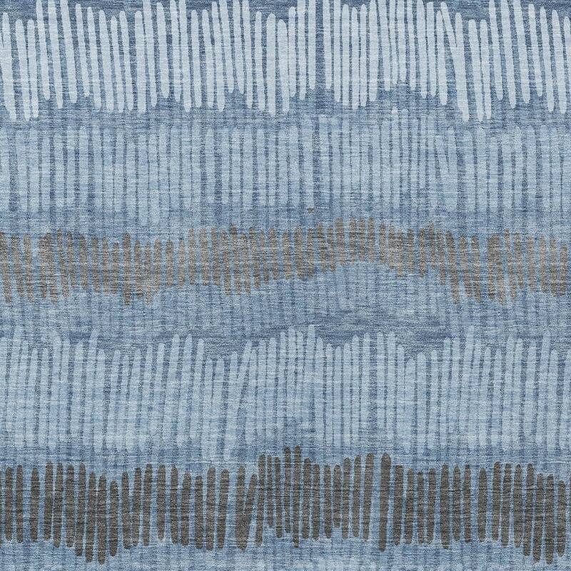 HomeRoots Striped Transitional Rectangle Outdoor Rug