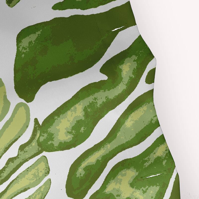 Palm Leaves, Floral Print Shower Curtain
