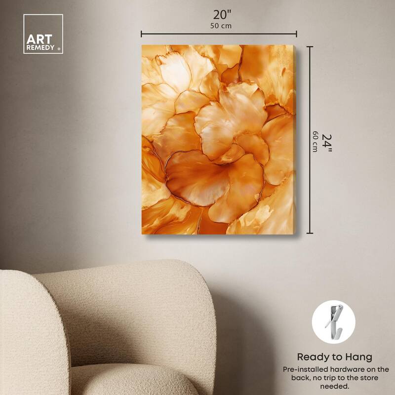 Sunlit Bloom II Canvas by Art Remedy, Gallery Wrapped