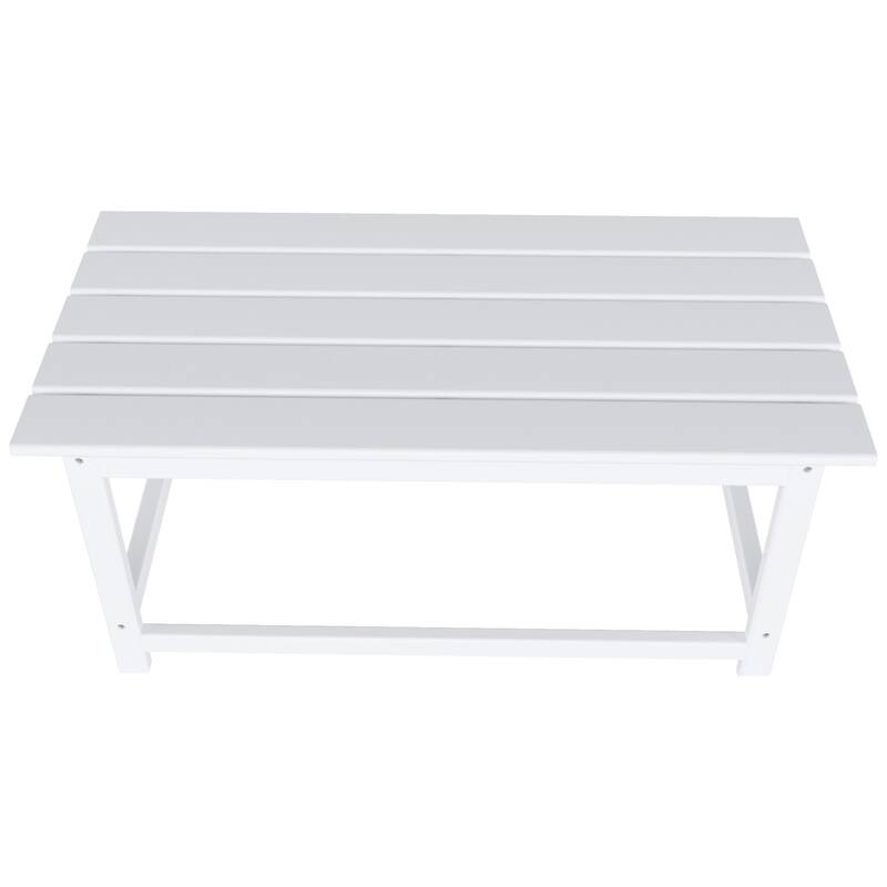 POLYTRENDS Laguna 36-inch Poly Eco-Friendly All Weather Coffee Table