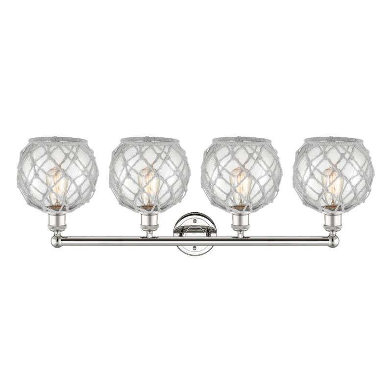 Innovations Lighting Endless Possibilities Edison - Farmhouse Rope - 4 Light 35" Bath Vanity Light