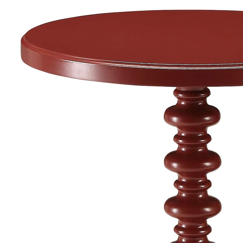 Salisa Round Wooden Side Table