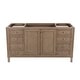 preview thumbnail 5 of 51, James Martin Vanities Chicago 60" Single Vanity, Whitewashed Walnut Whitewashed Walnut Cabinet Base Only - No Top