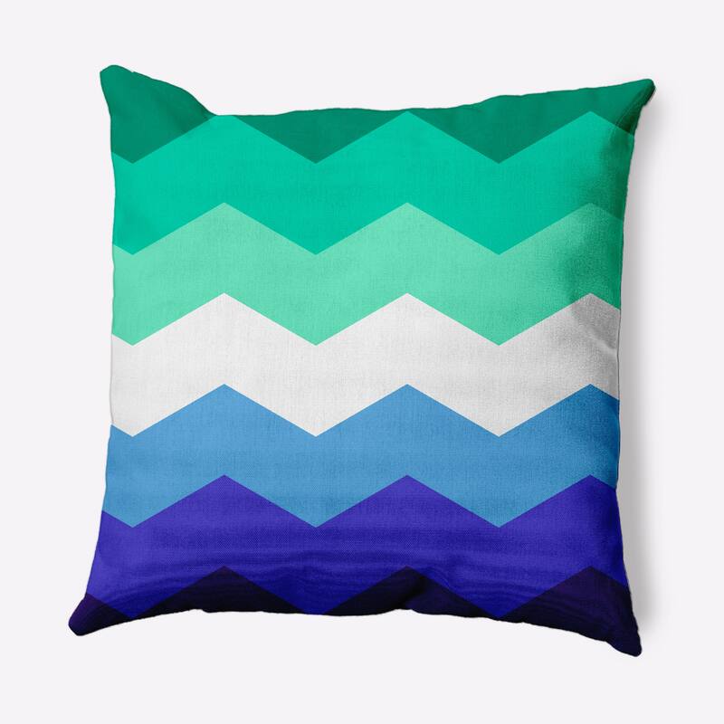 Pride Chevron Outdoor Throw Pillow - 18" x 18" - Gay Chevron