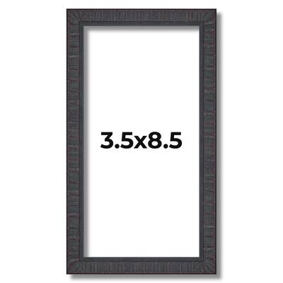 3.5x8.5 Frame Brown Picture Frame - Modern Photo Frame Includes UV