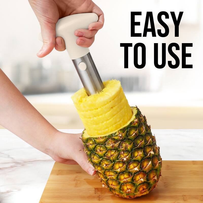 Zulay Kitchen Pineapple Cutter and Corer with Triple Reinforced Stainless Steel