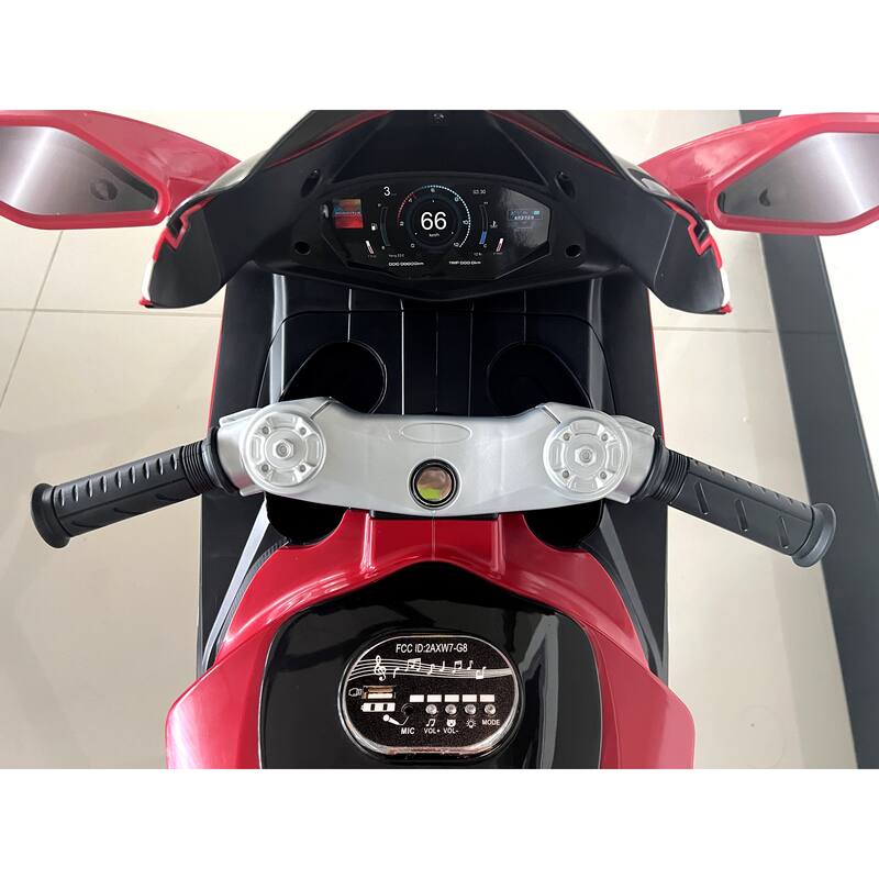 Electric Ride-On Motorcycle for Kids with Lighting Wheels, Music & Safe Design, Ages 3-4