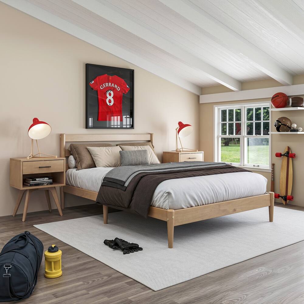 Mid-Century Platform Bed