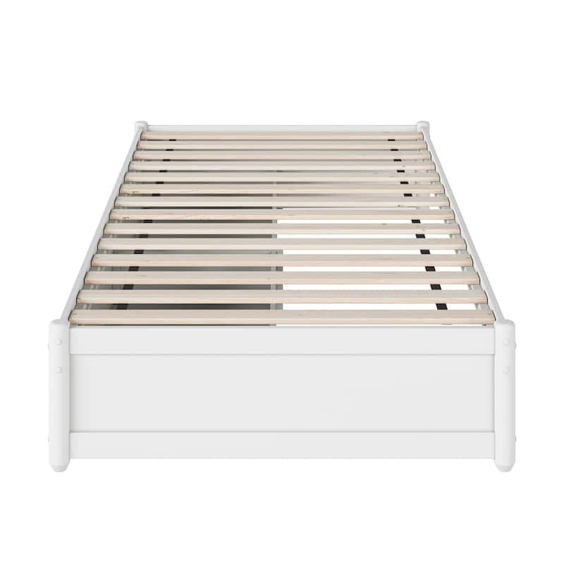 Barcelona Panel Platform Bed with Storage Drawers