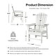preview thumbnail 30 of 41, Costway Patio Kids' Adirondack Chair Seat Weather Resistant for Ages - See Details