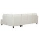 preview thumbnail 10 of 18, 97.2'' L-Shape Sectional Sofa with Chaise Lounge, Linen Fabric