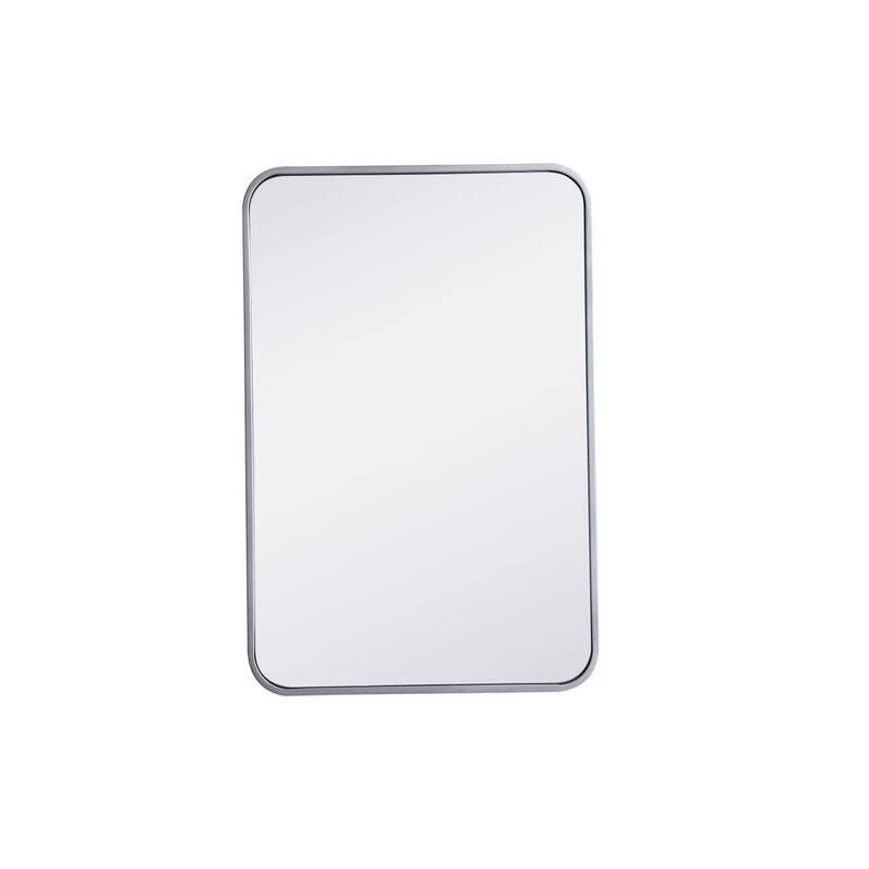 Elegant Lighting MR802030 Formiae 20" W x 30" H Contemporary - Silver