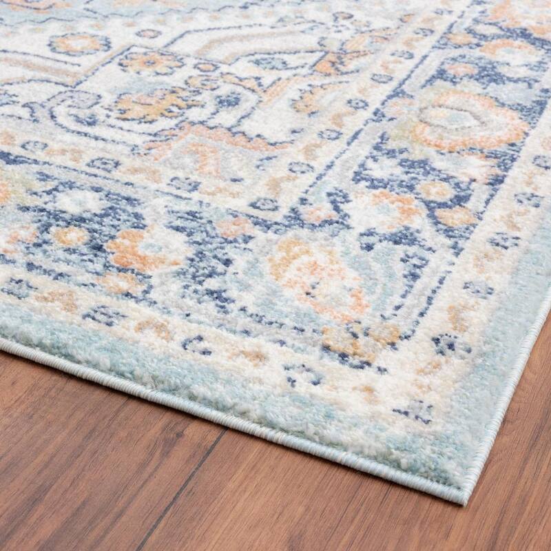 Luxe Weavers Oriental Medallion Area Rug, Stain-Resistant Carpet