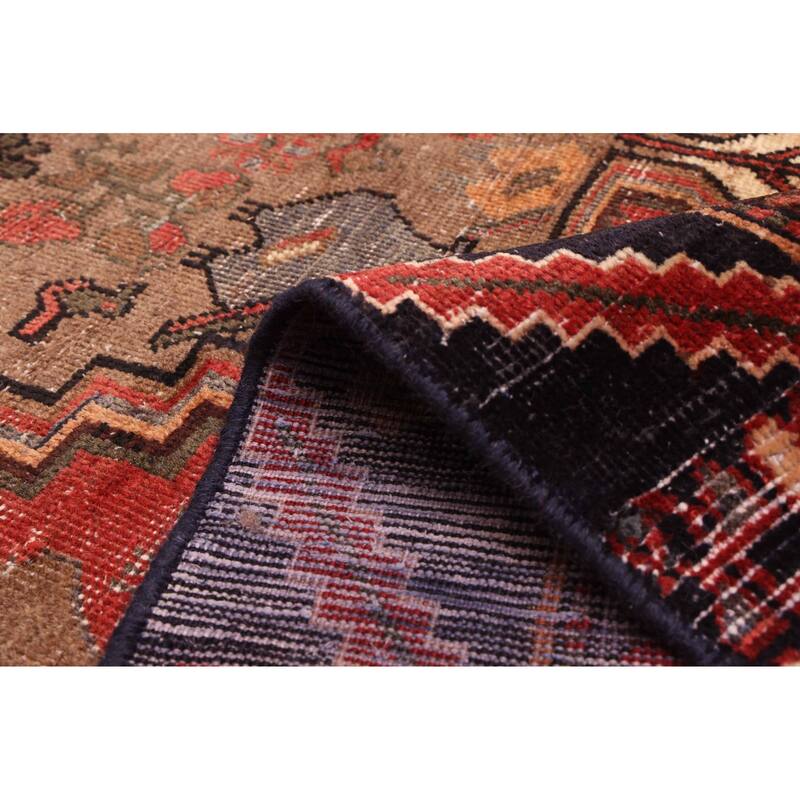 ECARPETGALLERY Hand-knotted Andelz Red Wool Rug - 4'9 x 9'5