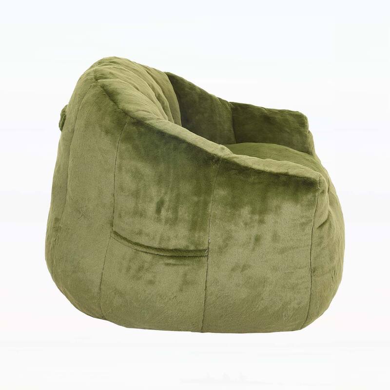 Bean Bag Sofa Chair with Armrests for Adults,Perfect for Living Room and Bedroom Relaxation