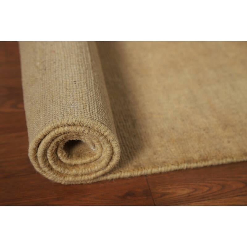 Contemporary Gabbeh Oriental Foyer Rug Handmade Wool Carpet - 3'3"x 4'9"