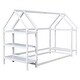 preview thumbnail 16 of 47, House Bed Frame Twin Size, Metal Platform Bed Floor Bed for Kids