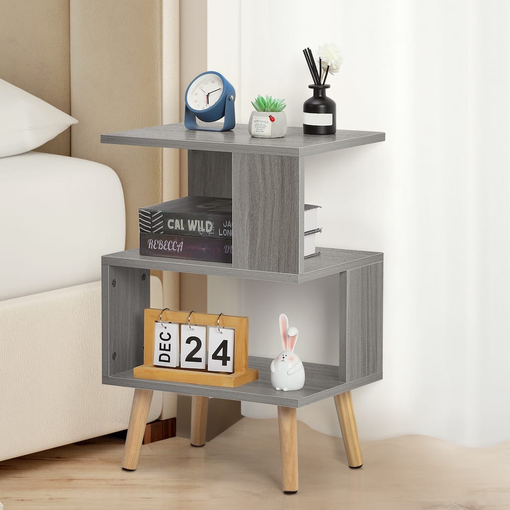 3-Tier Geometry Nightstand