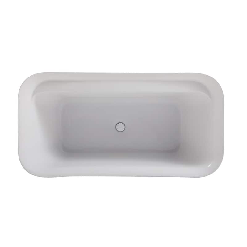 Haley Soaking Bathtub in Glossy White