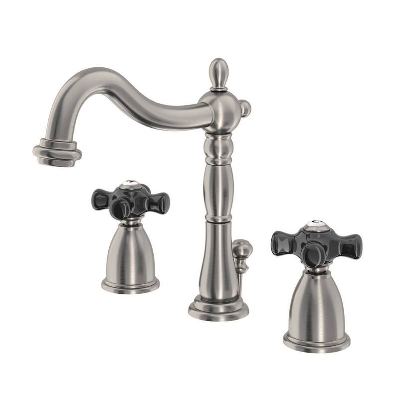 Kingston Brass Duchess 1.2 GPM Widespread Bathroom Faucet with Pop-Up - Brushed Nickel