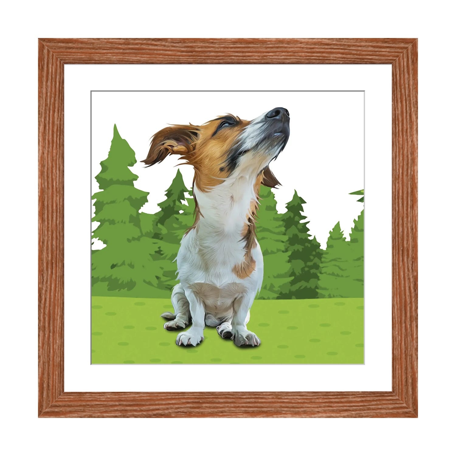 Half beagle half terrier top