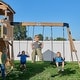 preview thumbnail 9 of 12, Backyard Discovery Dover Bay Spruce Swing Set, Slide, Monkey Bars