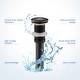 preview thumbnail 49 of 53, Bathroom Sink Pop Up Drain Stopper Full Cover without Overflow