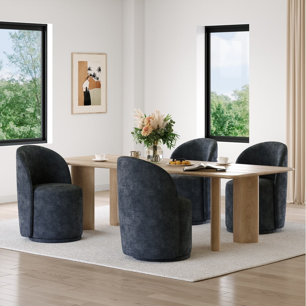 23.5" Wide Swivel Side Chair for Dining Room, Living Room