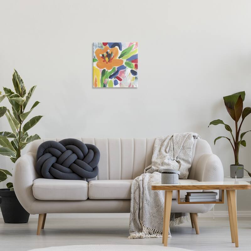 Stupell Blossoms in Rich Hues Canvas Wall Art Design By June Erica Vess