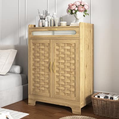 Modern Wood Drawer Dresser Storage Organizer Dresser for Living Room, Hallway, Bedroom, Kids Bedroom