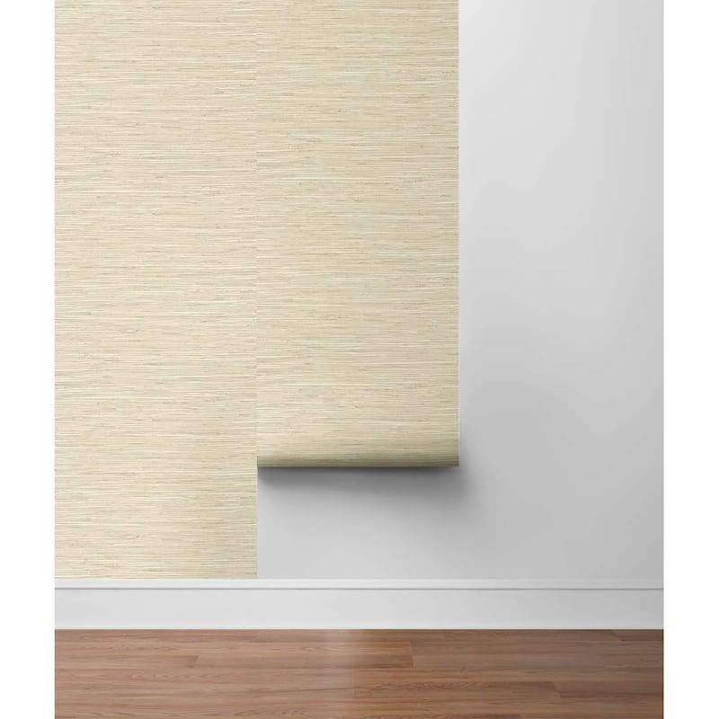 Stacy Garcia Home Saybrook Faux Rushcloth Peel and Stick Wallpaper