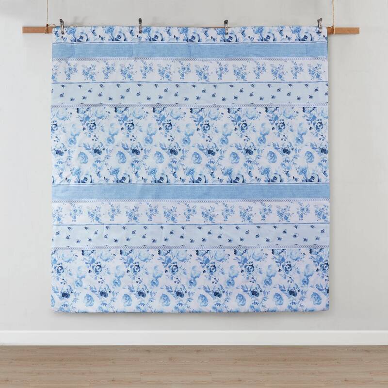 Intelligent Design Kaia Floral Striped Comforter Set