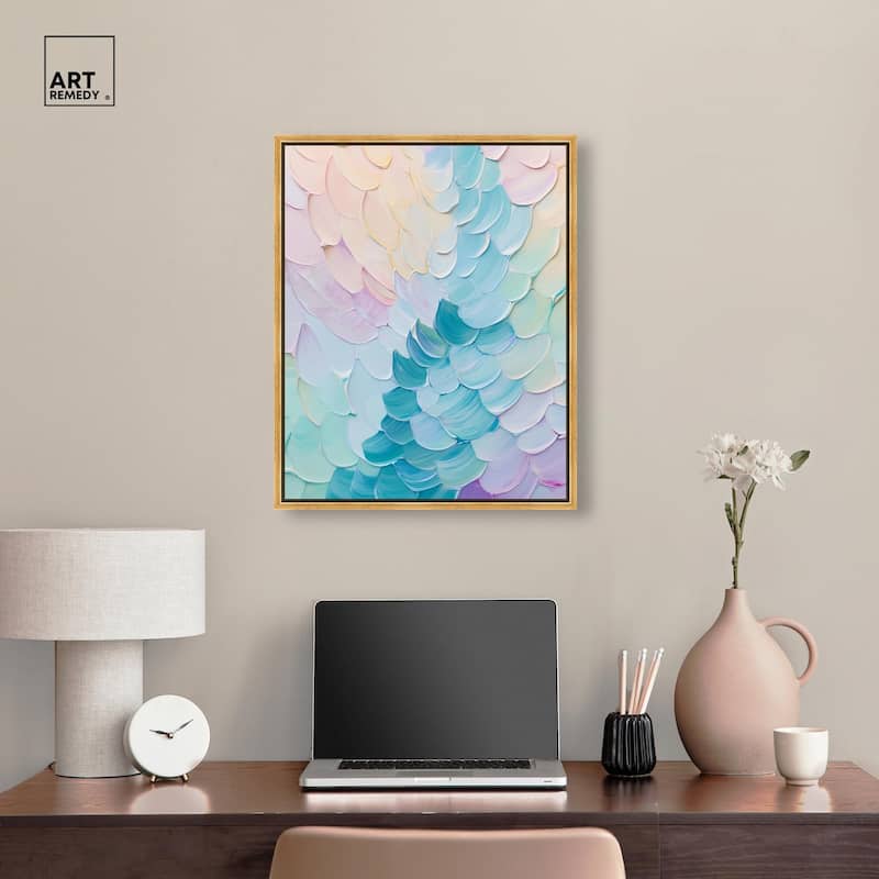 Mermaid Scales Canvas by Art Remedy