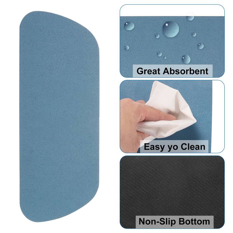Refrigerator Drip Catcher 7.8 x 3 Inch Trapezoid Drip Tray, Navy Blue - Navy Blue