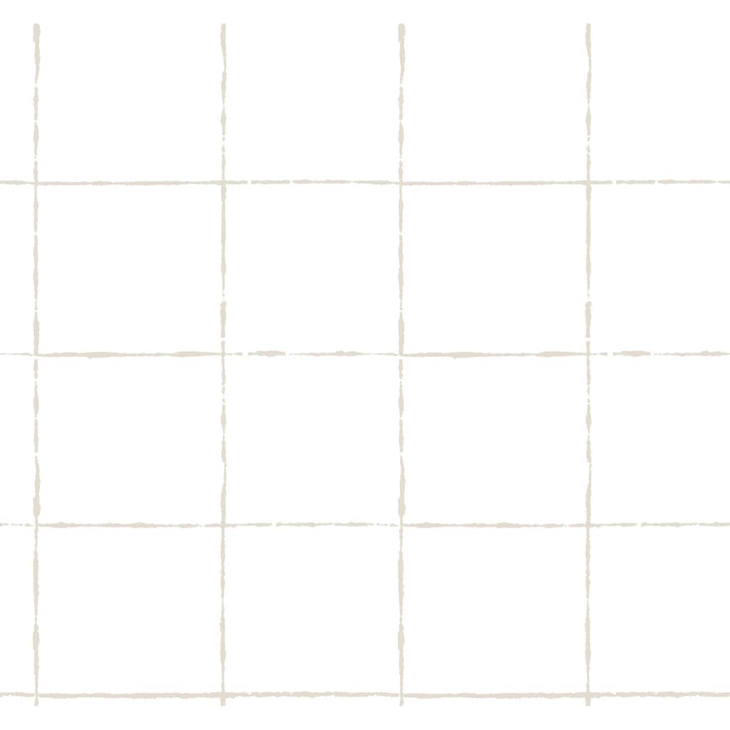 York Wallcoverings La Vitre Plaid Graphite Wallpaper