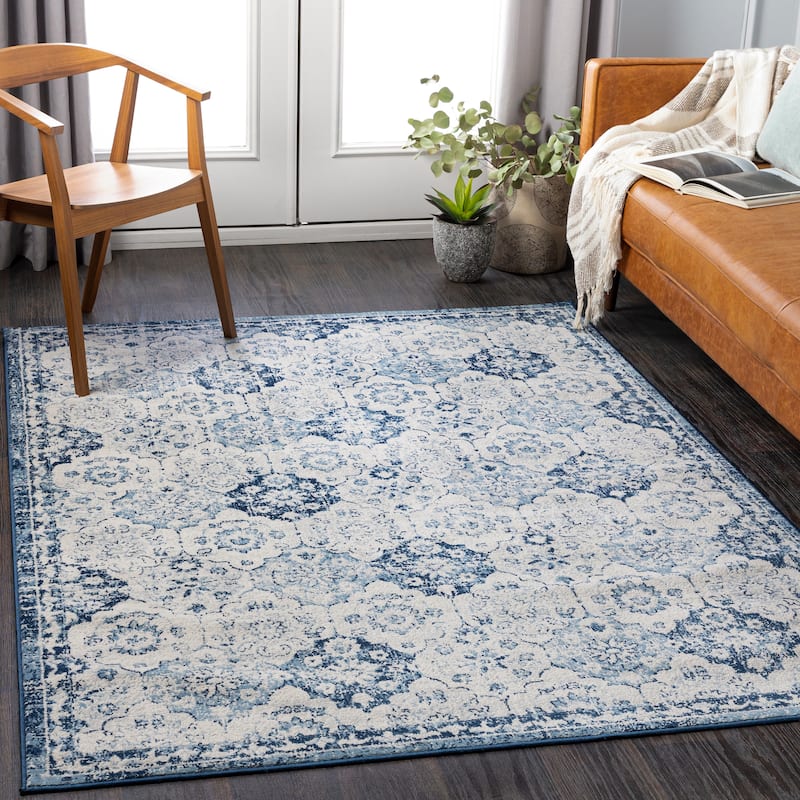 Livabliss Estee Vintage Trellis Area Rug