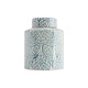 preview thumbnail 15 of 13, Blue & White Decorative Ginger Jar with Lid