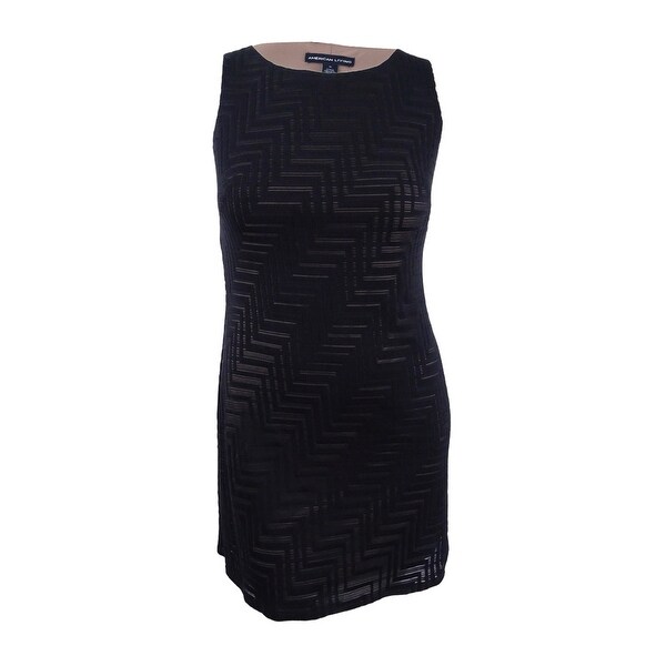 chevron dress black and white